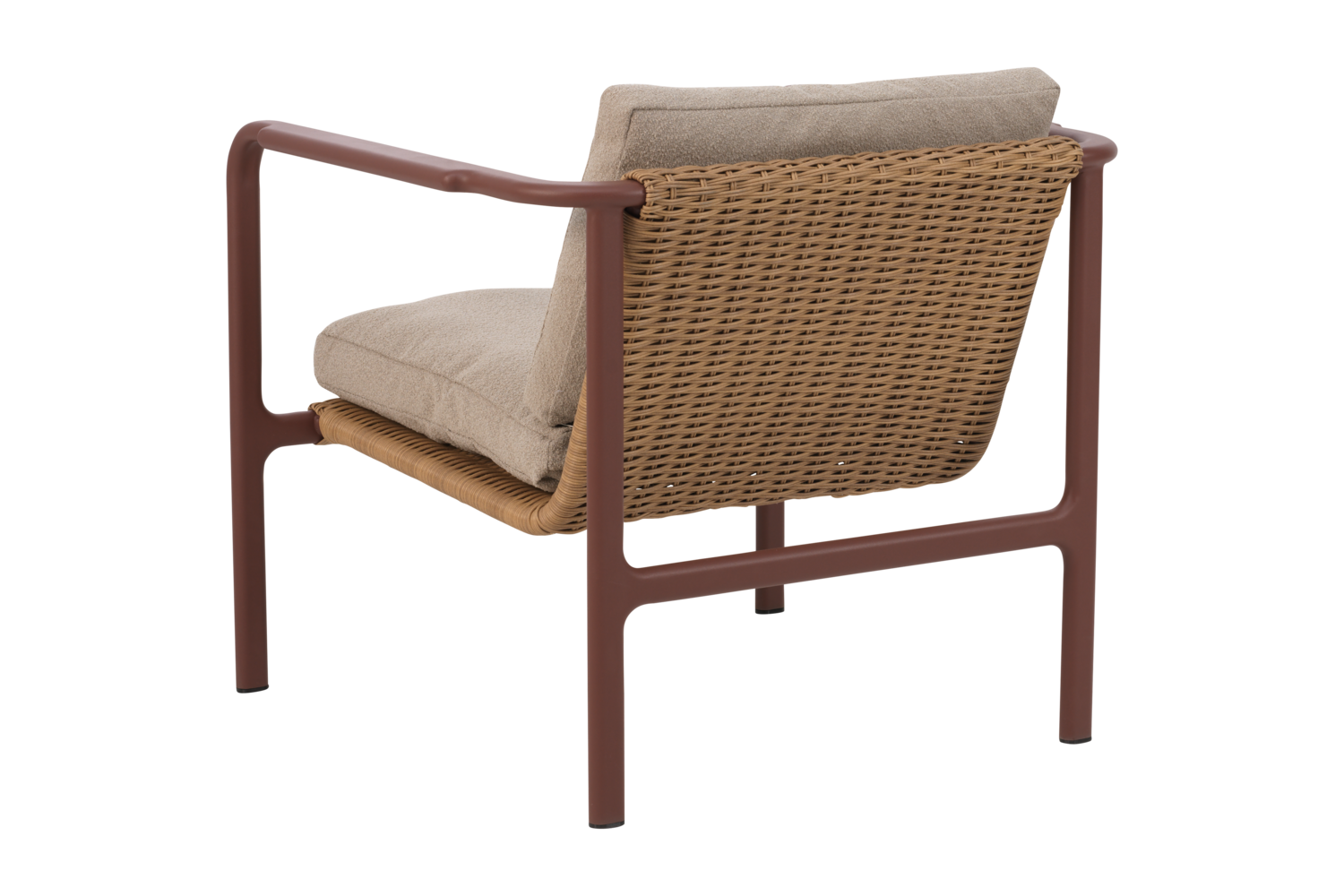 Motty fauteuil Zin Red/Teddy Beige