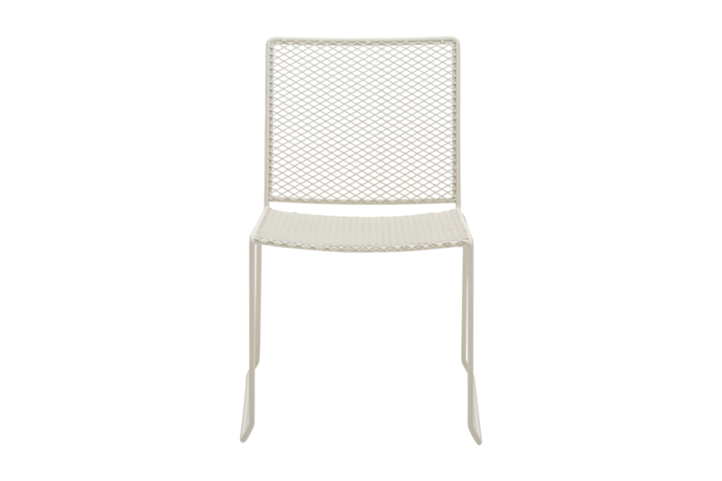 Haru chaise de table Pearl white