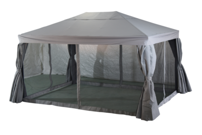 Biella Pavillon de jardin Anthracite/gris