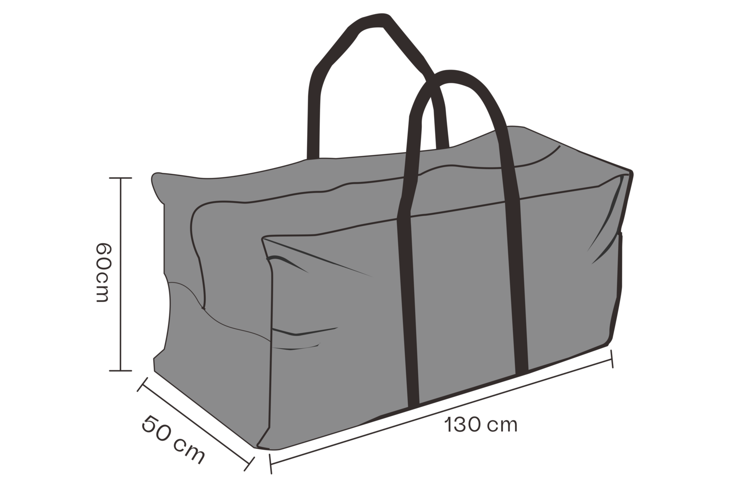 Cover sac à coussins Black-Waterrepellant