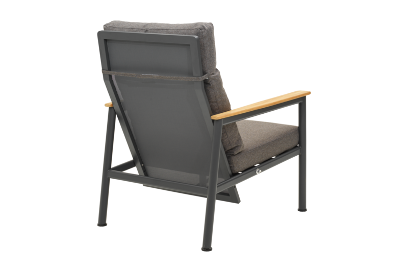 Gordon fauteuil Anthracite/Soft Dawn