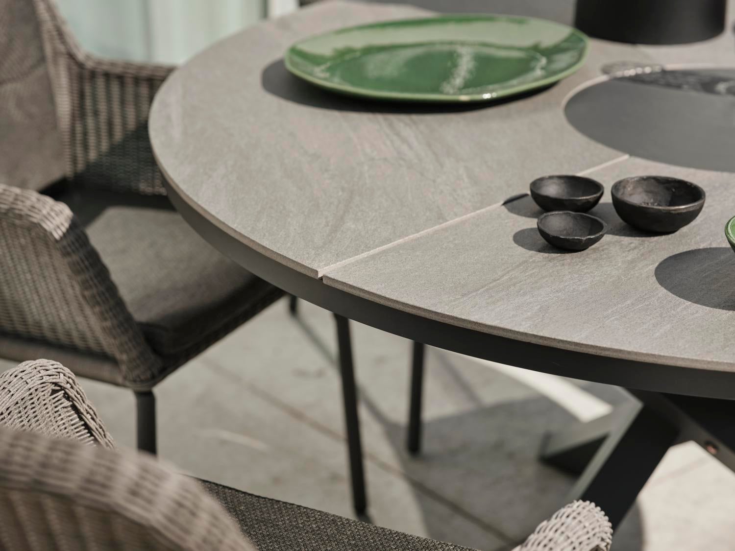 Dimma chaise de table Anthracite/Gris