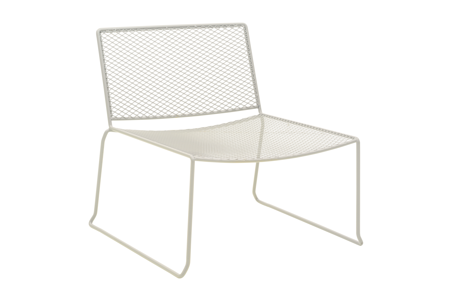 Haru fauteuil lounge Pearl white