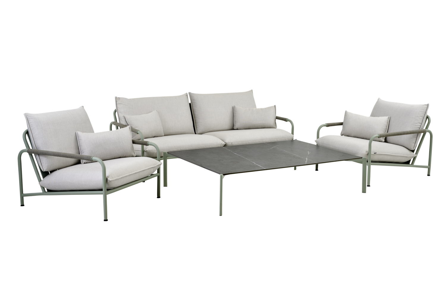 Lerberget Canapé 2,5 places Dusty Green/ash