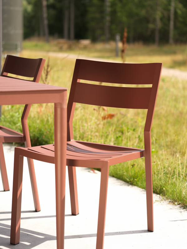 Delia chaise de table Zin Red