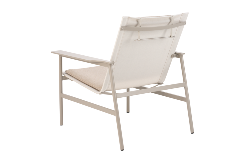 Soro fauteuil lounge Khaki/Teddy Beige