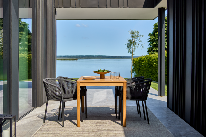 Delta fauteuil Noir/Teddy Black