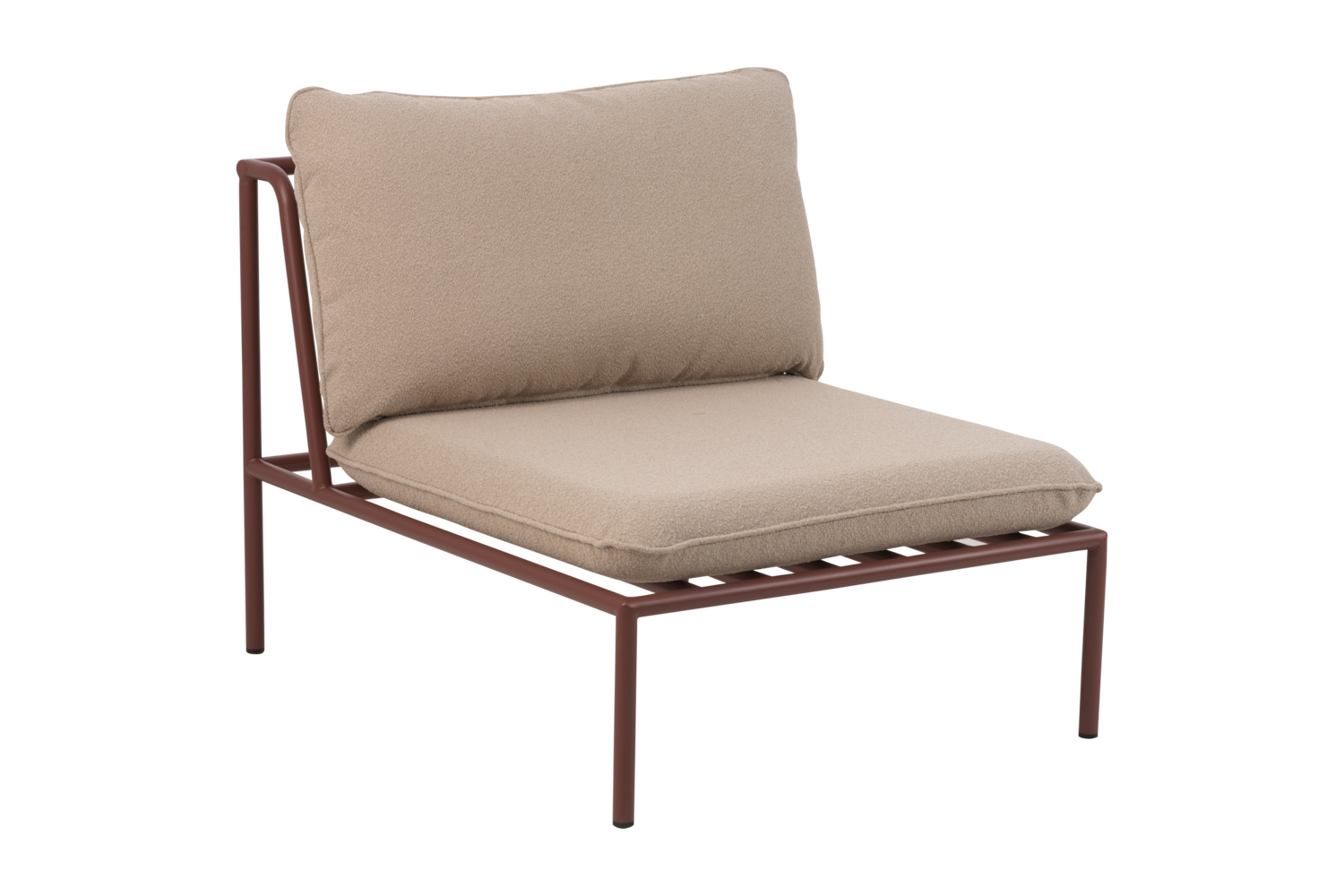 Collier partie centrale Zin Red/Teddy Beige