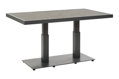 Scale table salon Anthracite/Céramique grise