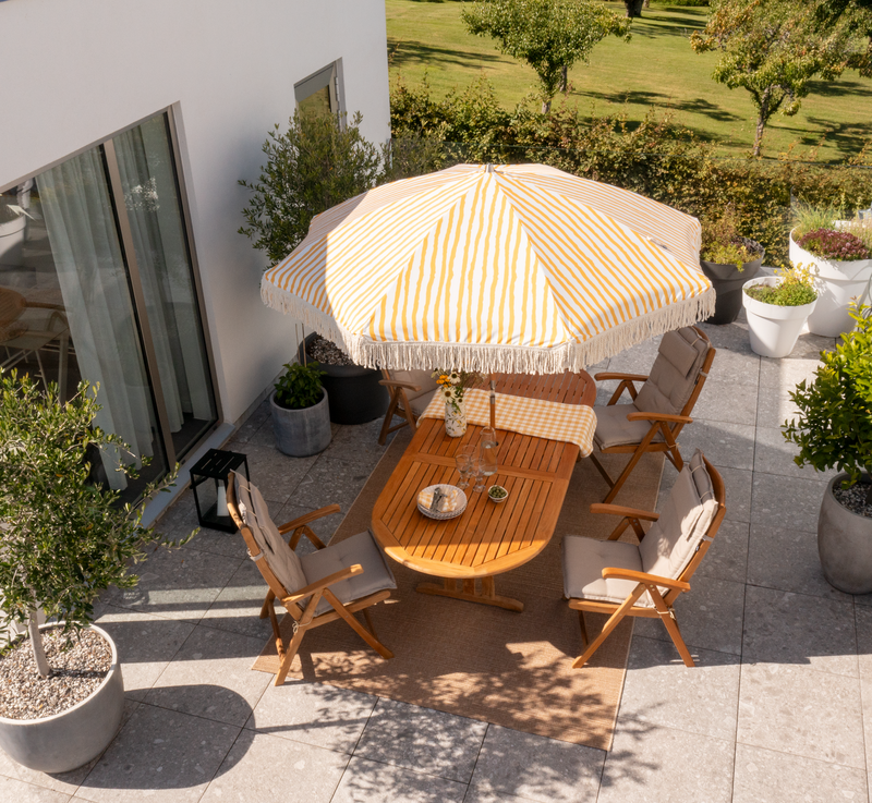 Gatsby parasol Yellow Stripe