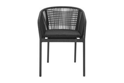 Delta fauteuil Noir/Teddy Black