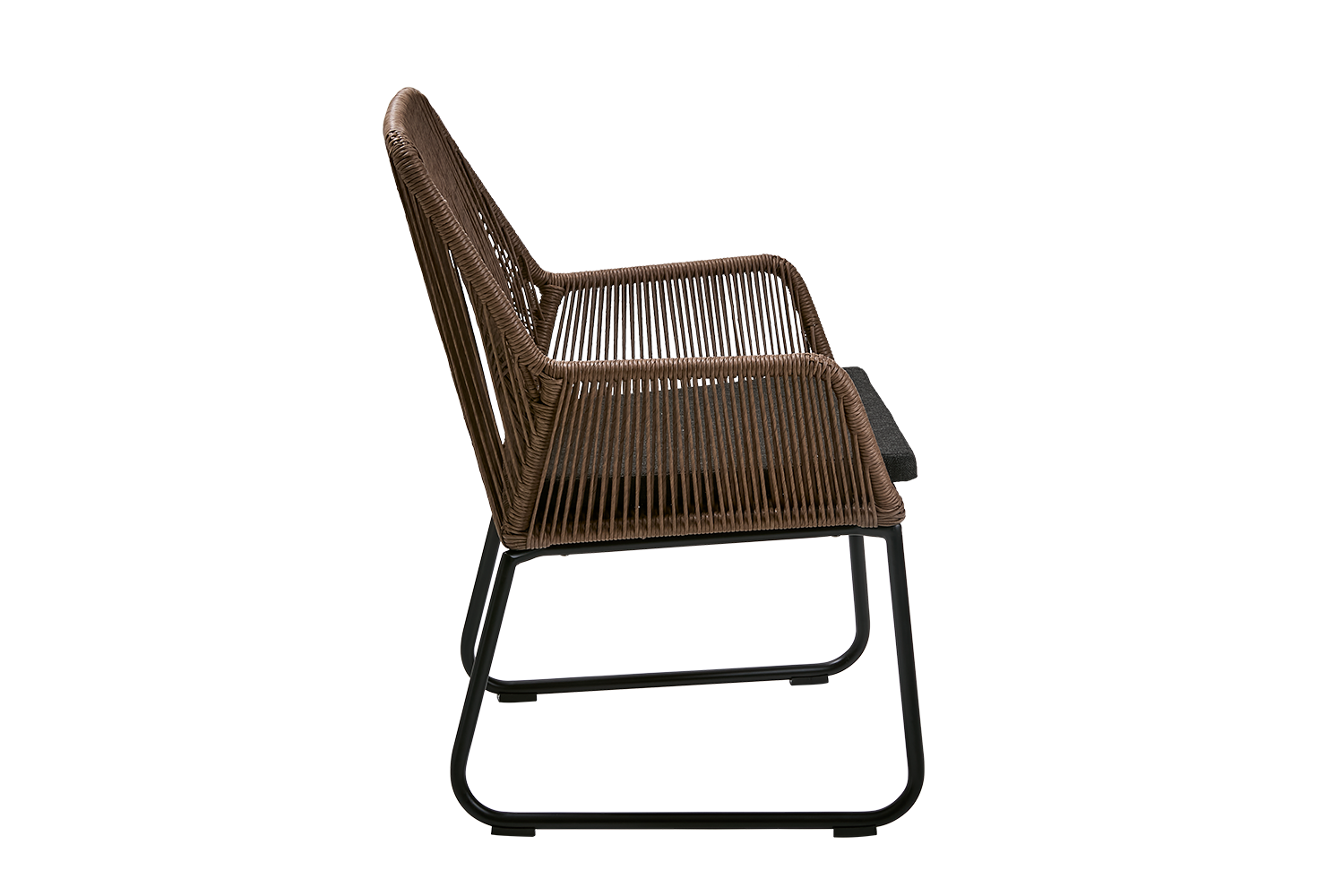 Midway fauteuil Couleur naturelle/noir