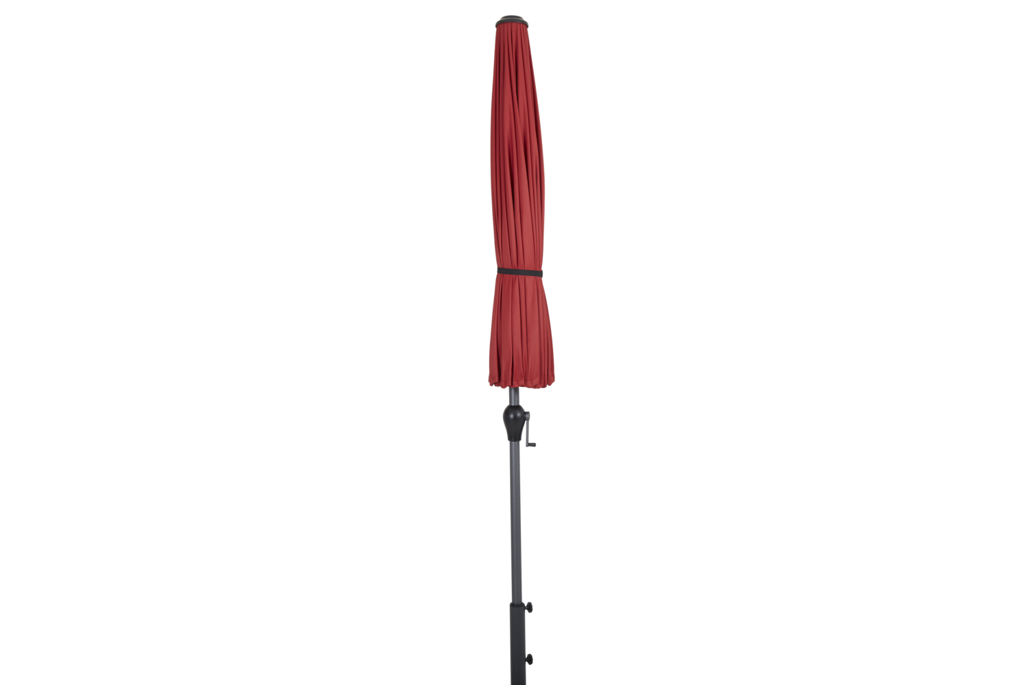 Shanghai parasol Anthracite/rouge