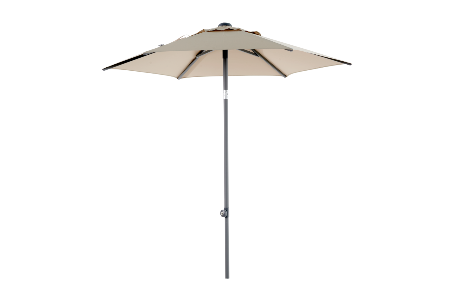 Poppi parasol Anthracite/Champagne