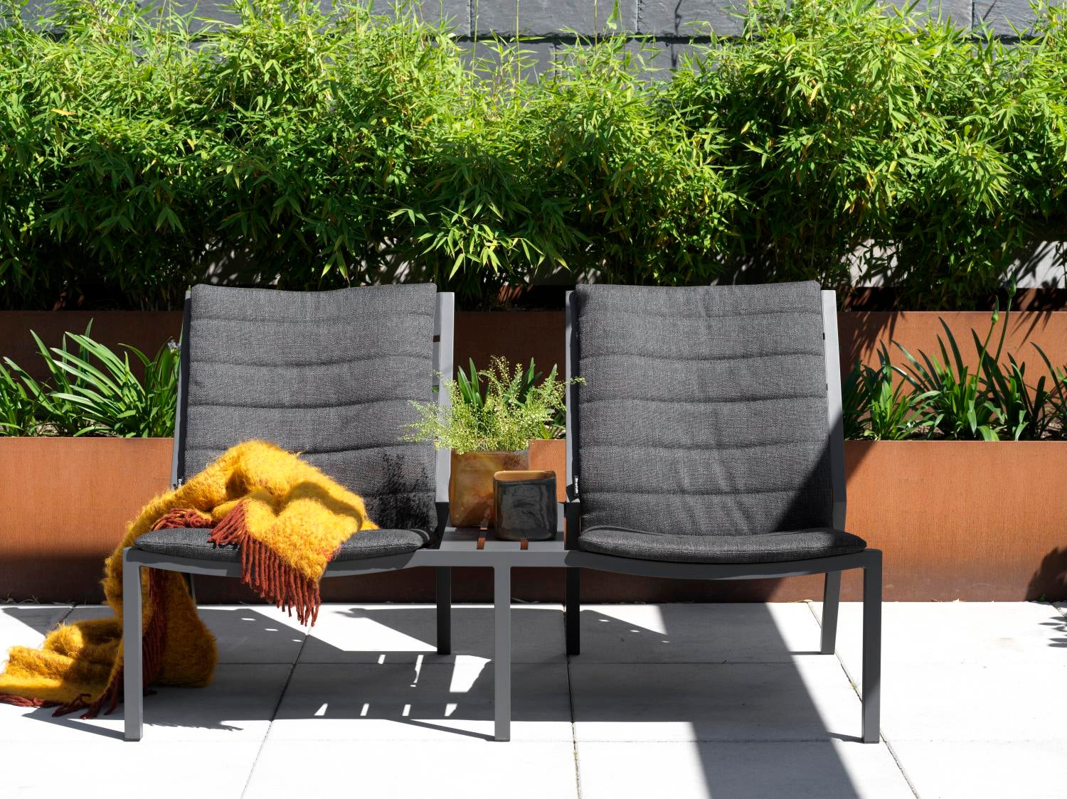 Delia coussin Anthracite