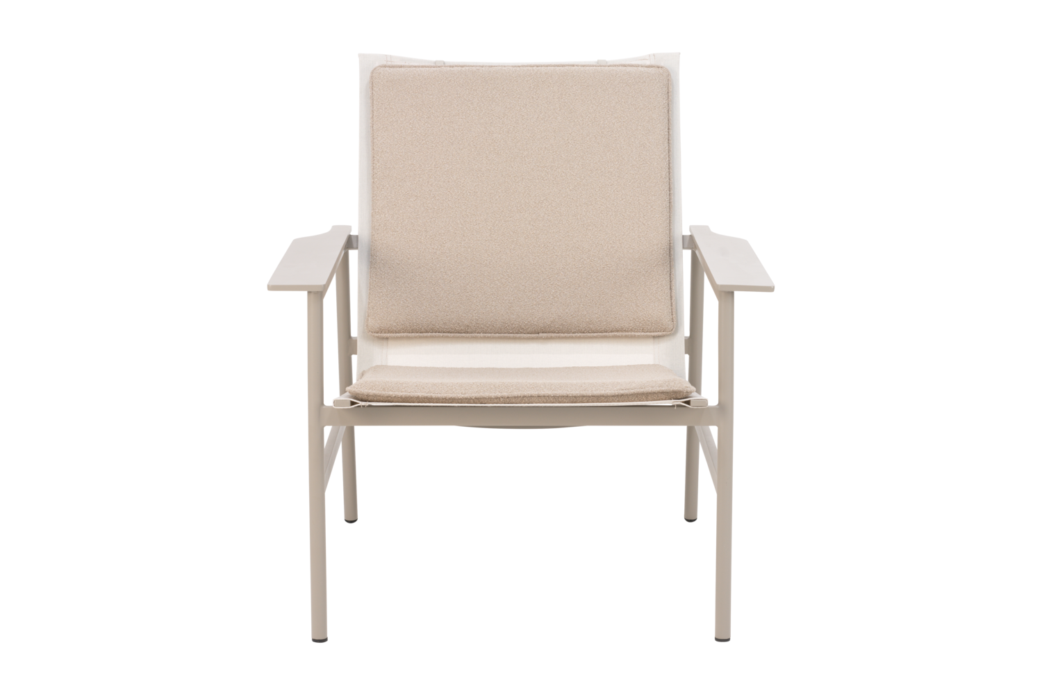 Soro fauteuil lounge Khaki/Teddy Beige