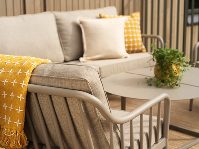 Coleville fauteuil Khaki/Burlap Beige