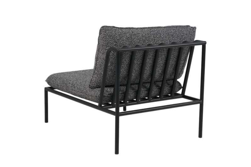 Collier partie centrale Noir/Teddy Ant