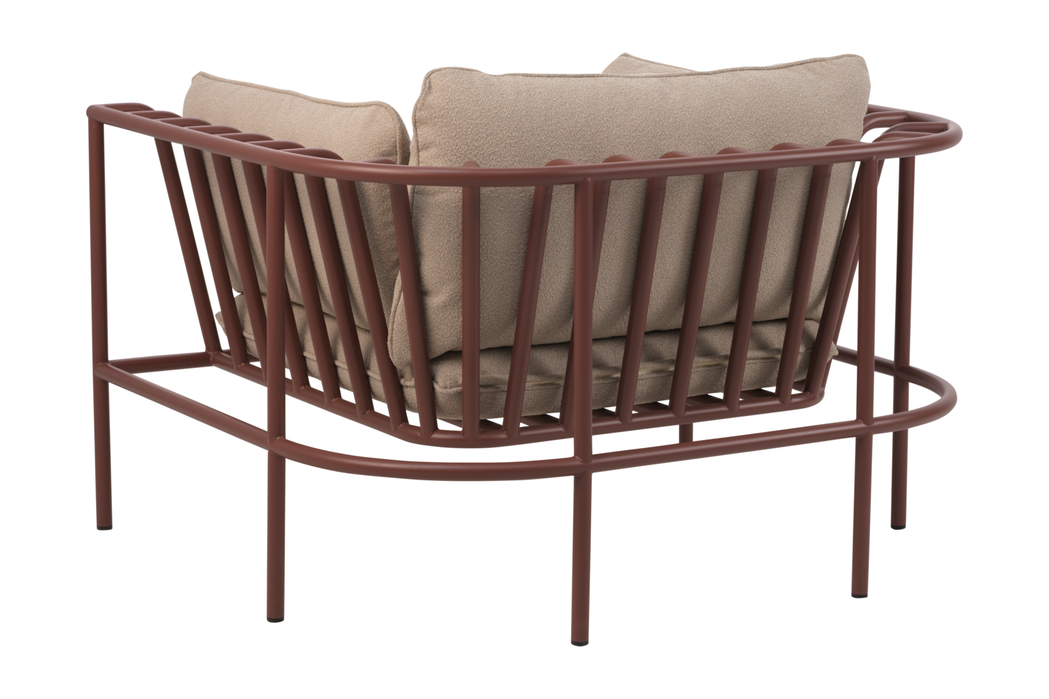 Collier fauteuil Zin Red/Teddy Beige