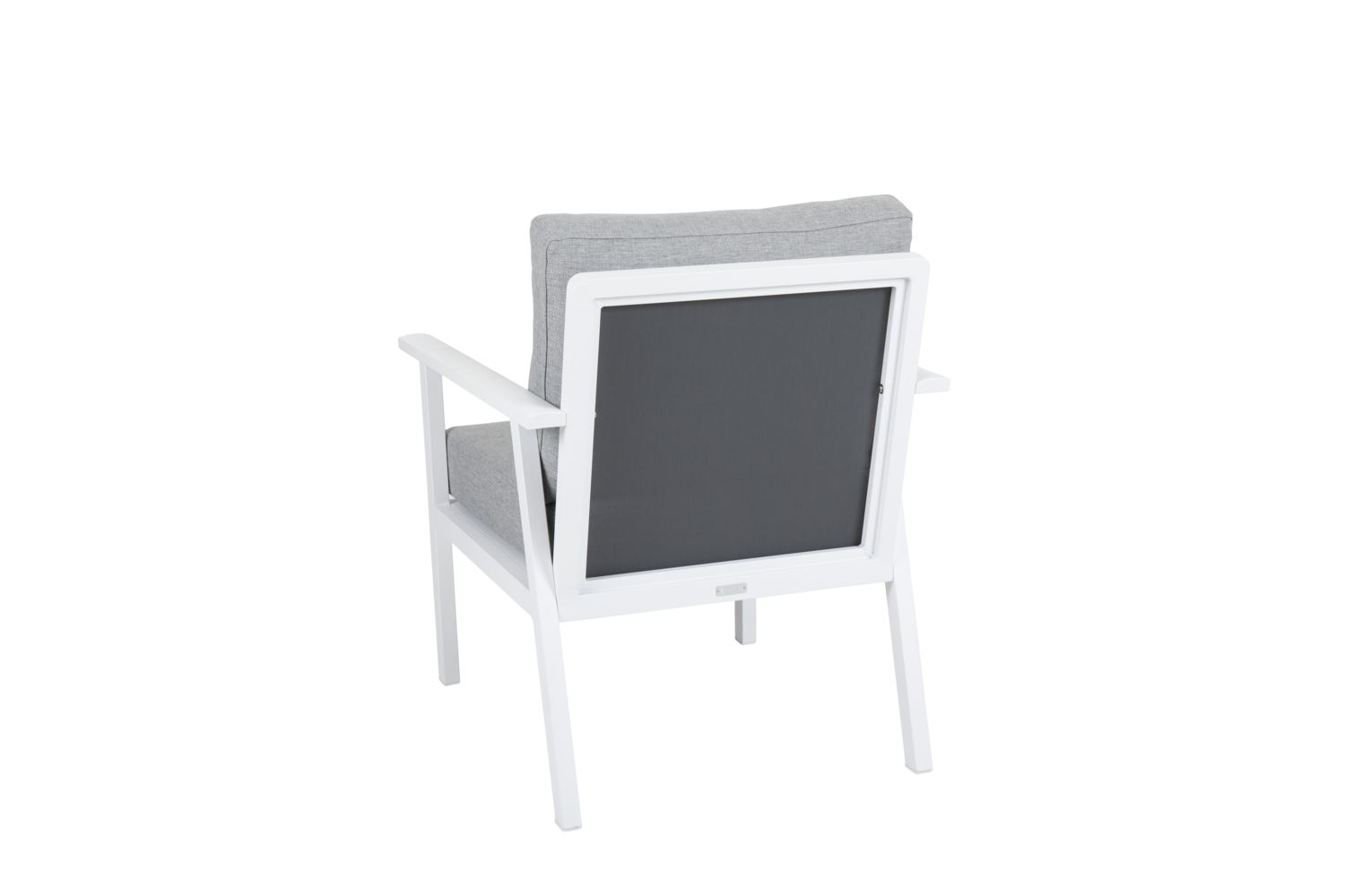Samvaro High fauteuil Blanc/Pearl grey