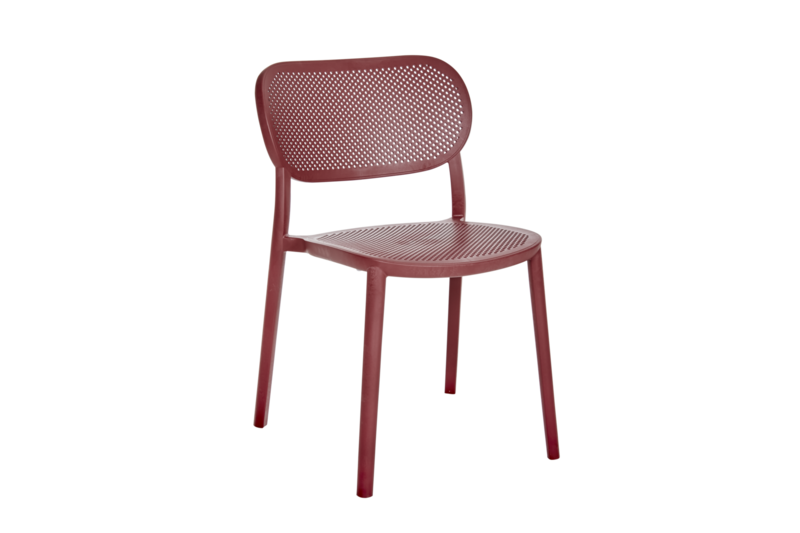 Nuta chaise de table Bordeaux