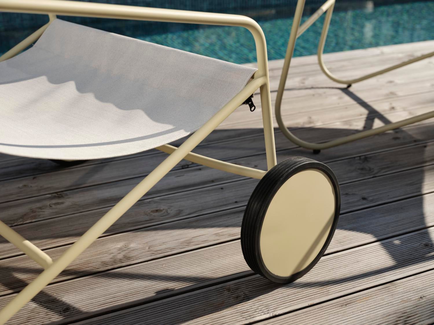 Poul Chair fauteuil lounge Lemon/Off-white