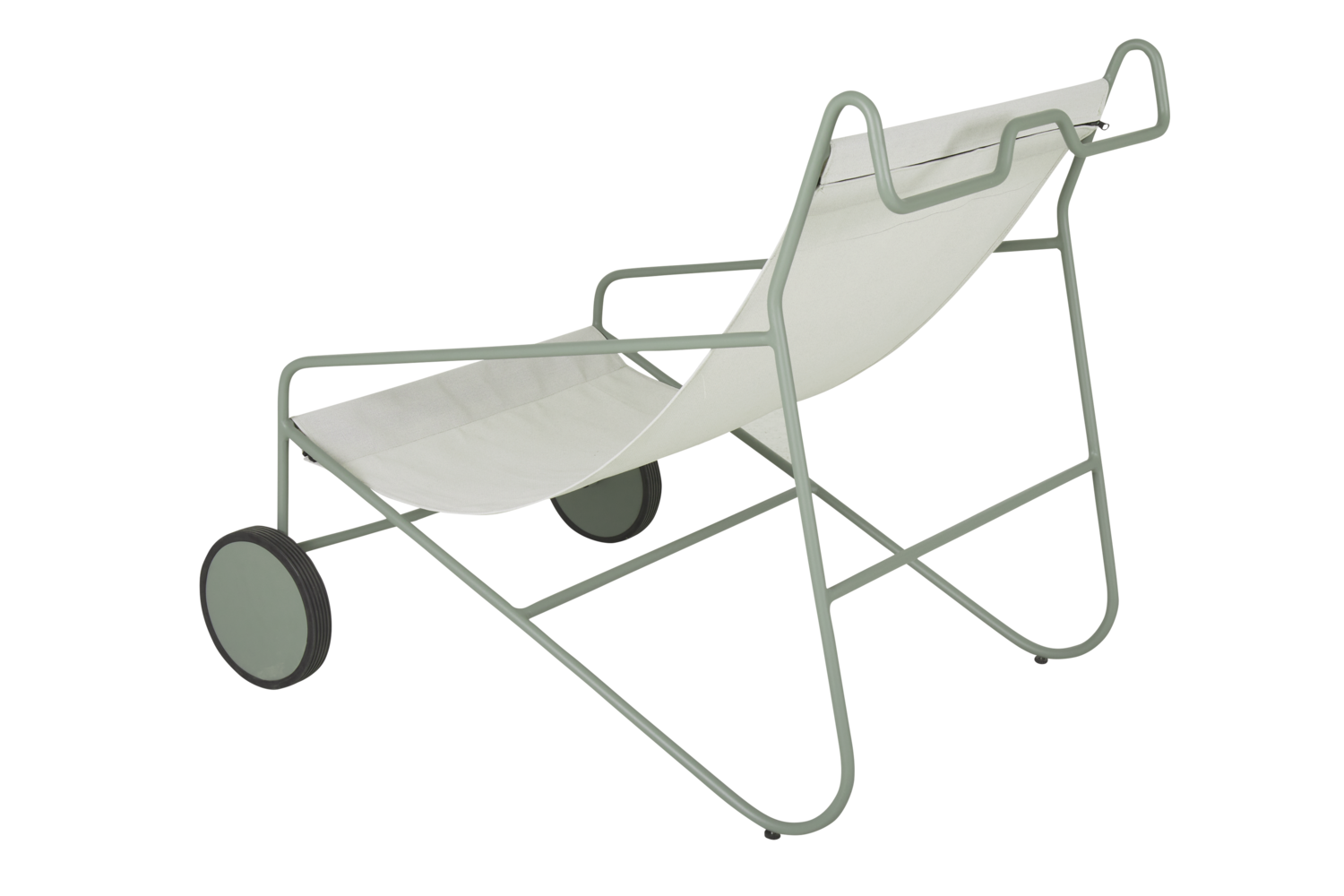 Poul Chair fauteuil lounge Dustygreen_Offwhite