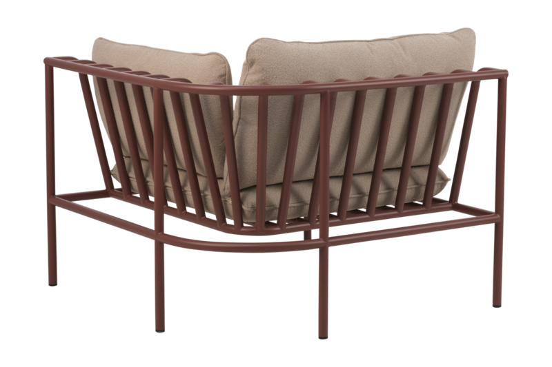 Collier angle Zin Red/Teddy Beige