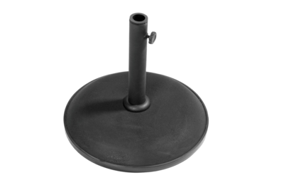 Brage pied de parasol, 15 kg Noir