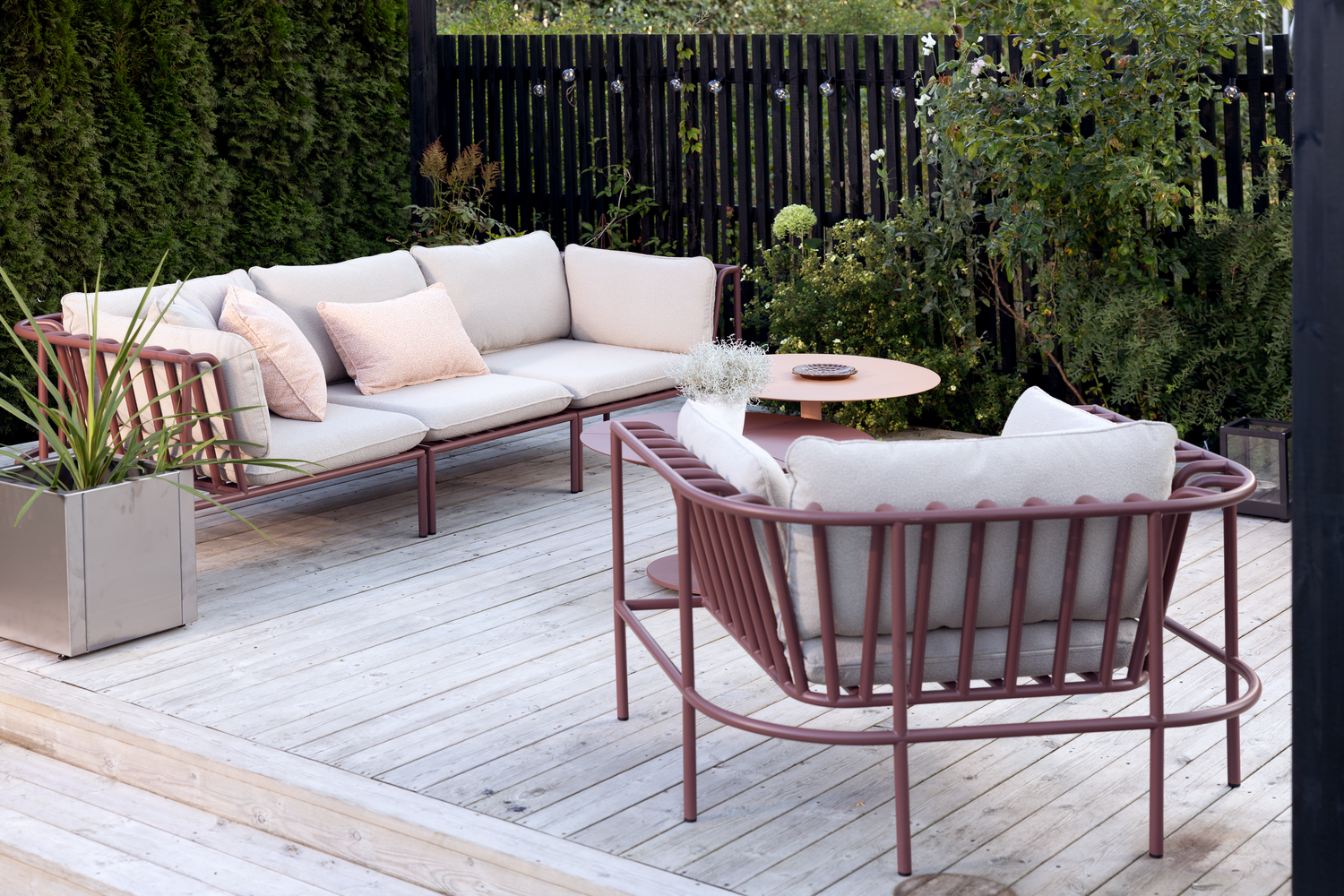 Collier fauteuil Zin Red/Teddy Beige