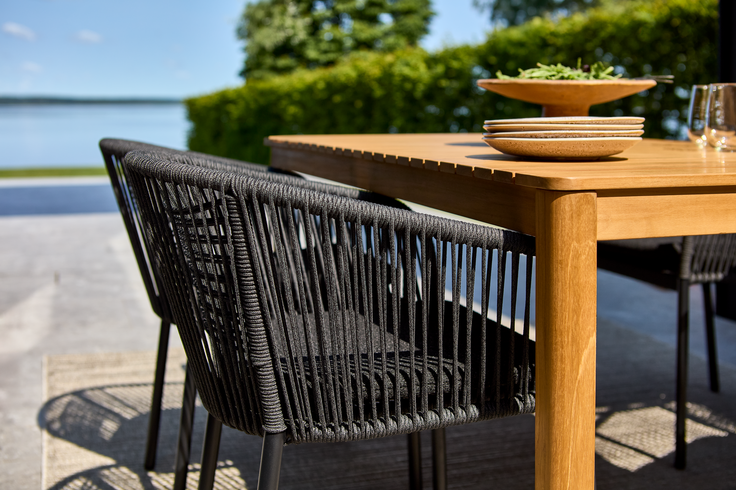 Delta fauteuil Noir/Teddy Black