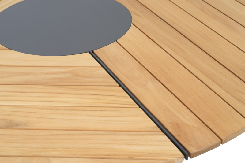 Peace Wood table à manger Antracit/Natur