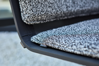 Soro fauteuil lounge Noir/Teddy Ant