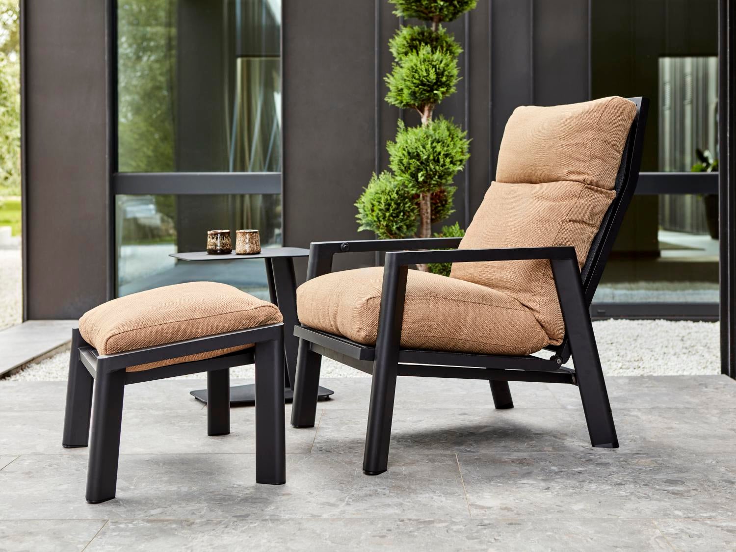 Slide repose-pieds Black/Cinnamon Gold