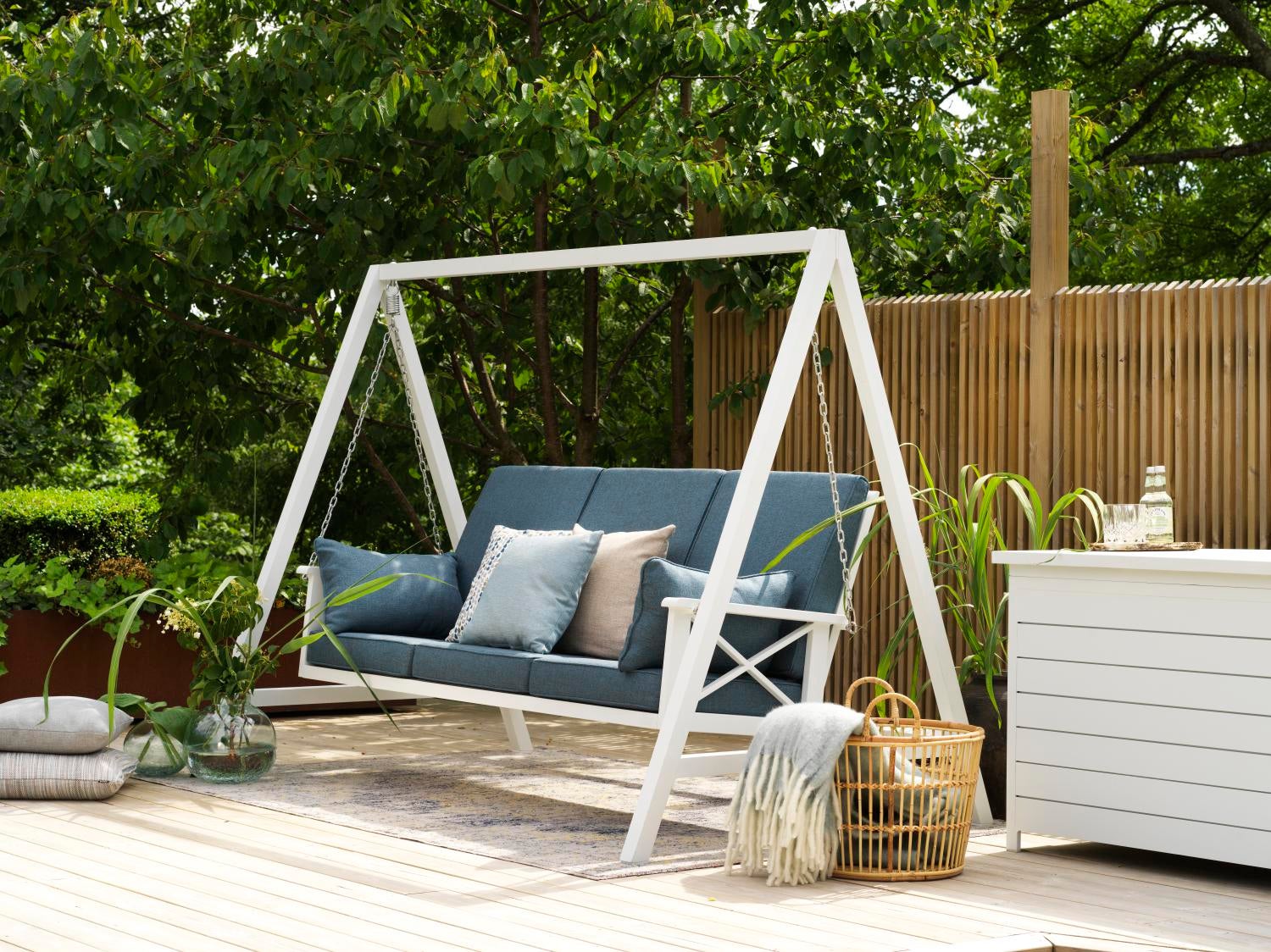 Amarante tapis Bleu clair/gris