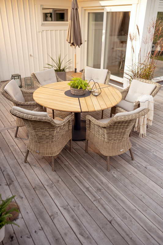 Lenora fauteuil Rustique/Sable