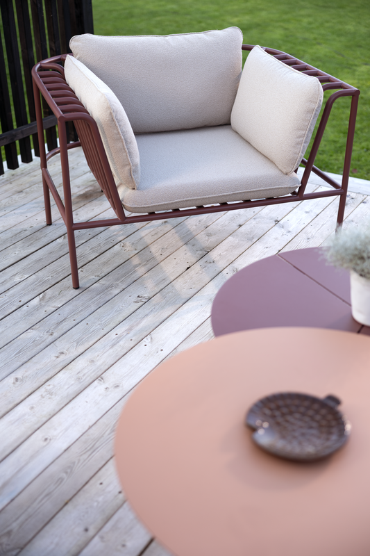 Mill table salon Peach