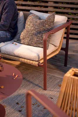 Motty Canapé 2 places Zin Red/Teddy Beige