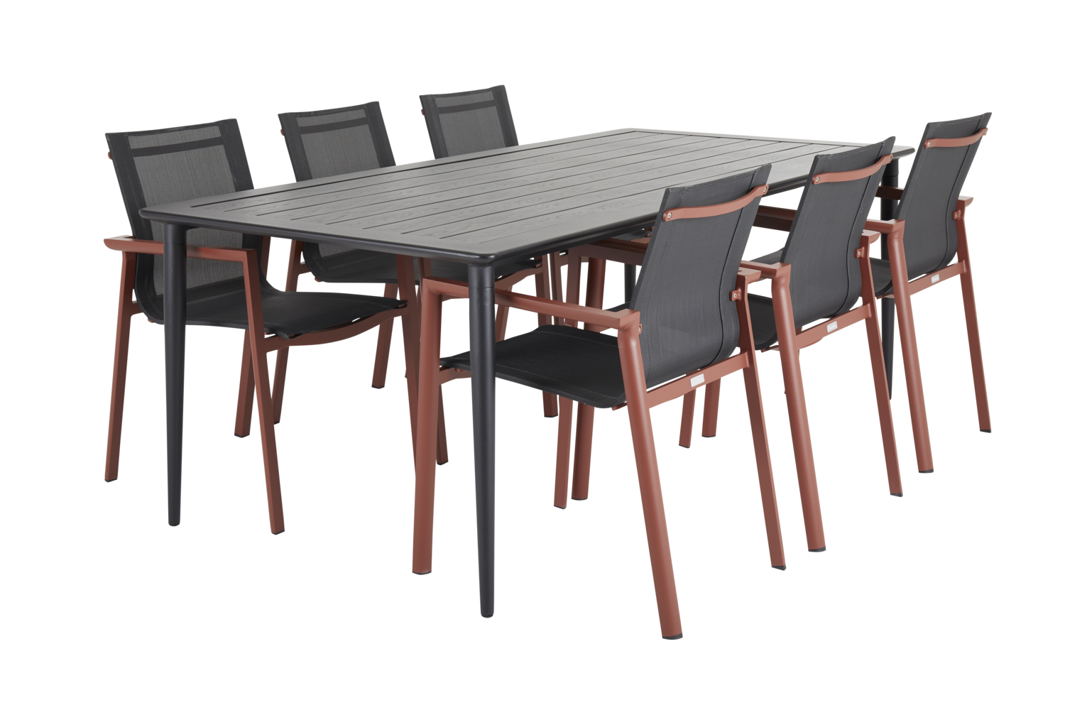 Nimes table à manger Noir