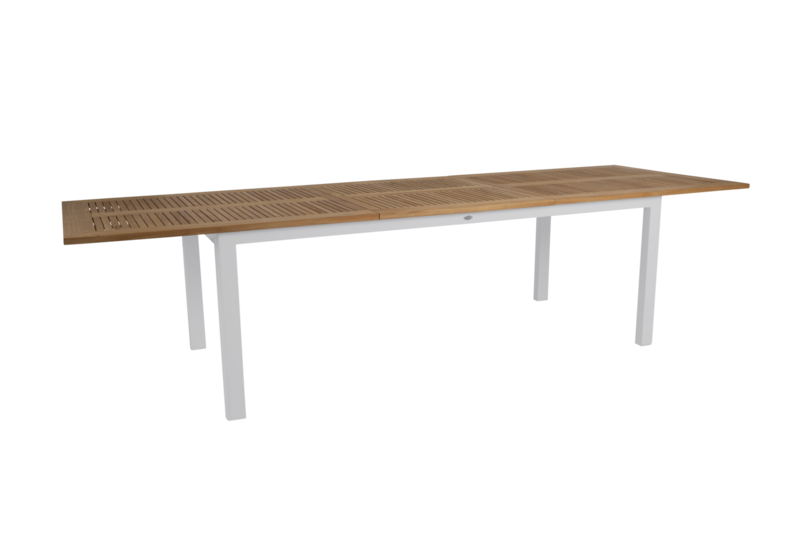 Lyon table à manger Light Grey/Teak