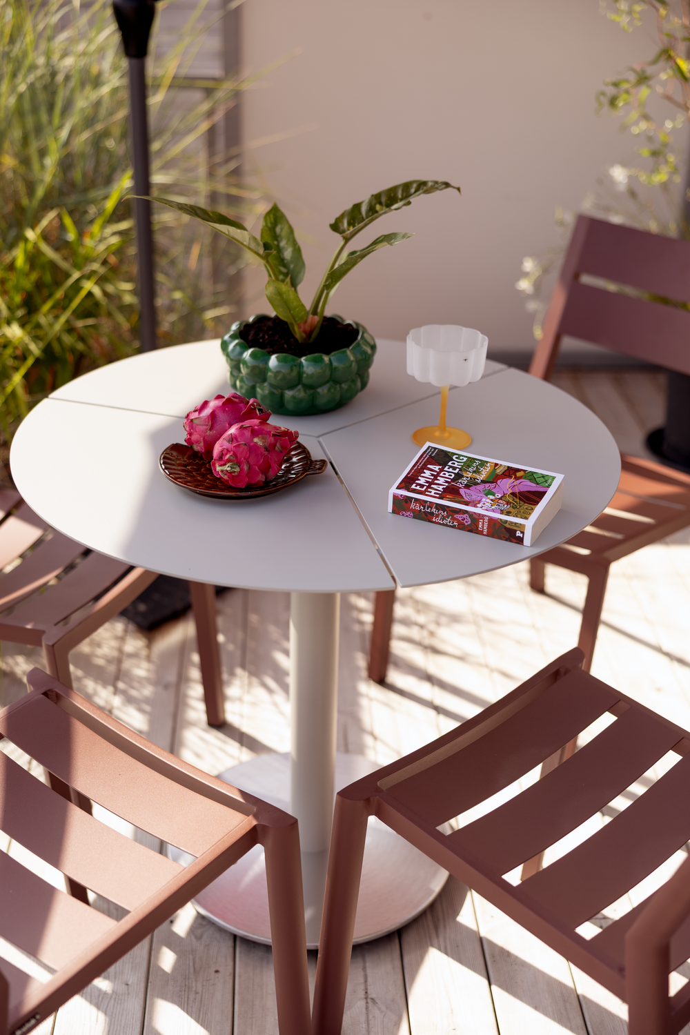 Delia chaise de table Zin Red