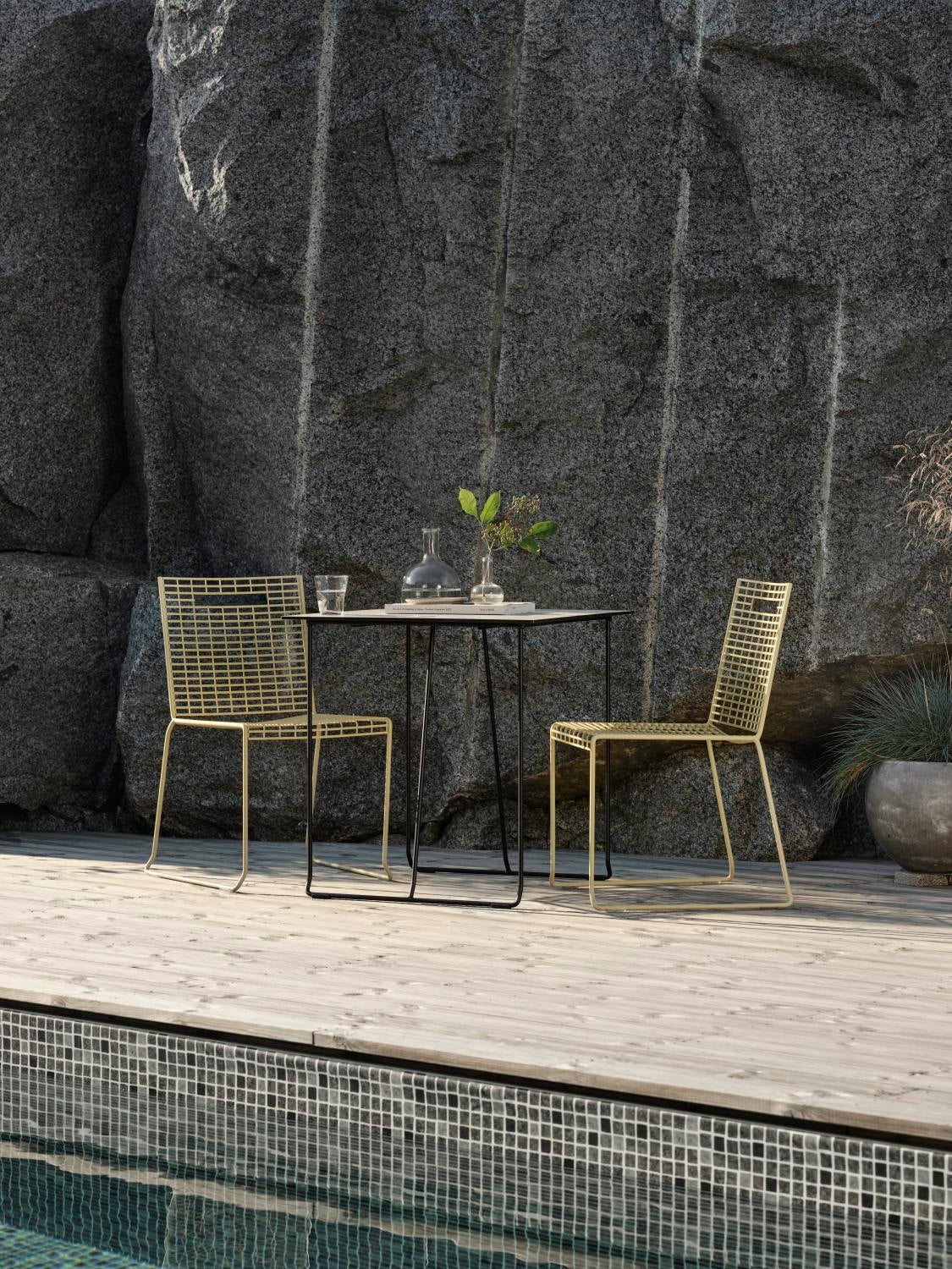 Laminate planche de table Beige/terrazzo