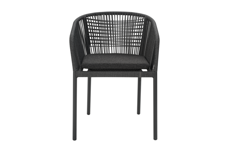 Delta fauteuil Noir/Teddy Black