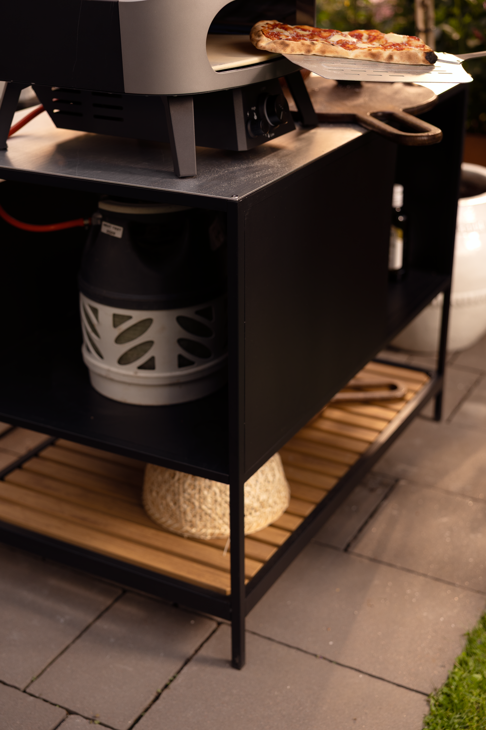 Prep cuisine extérieure Noir