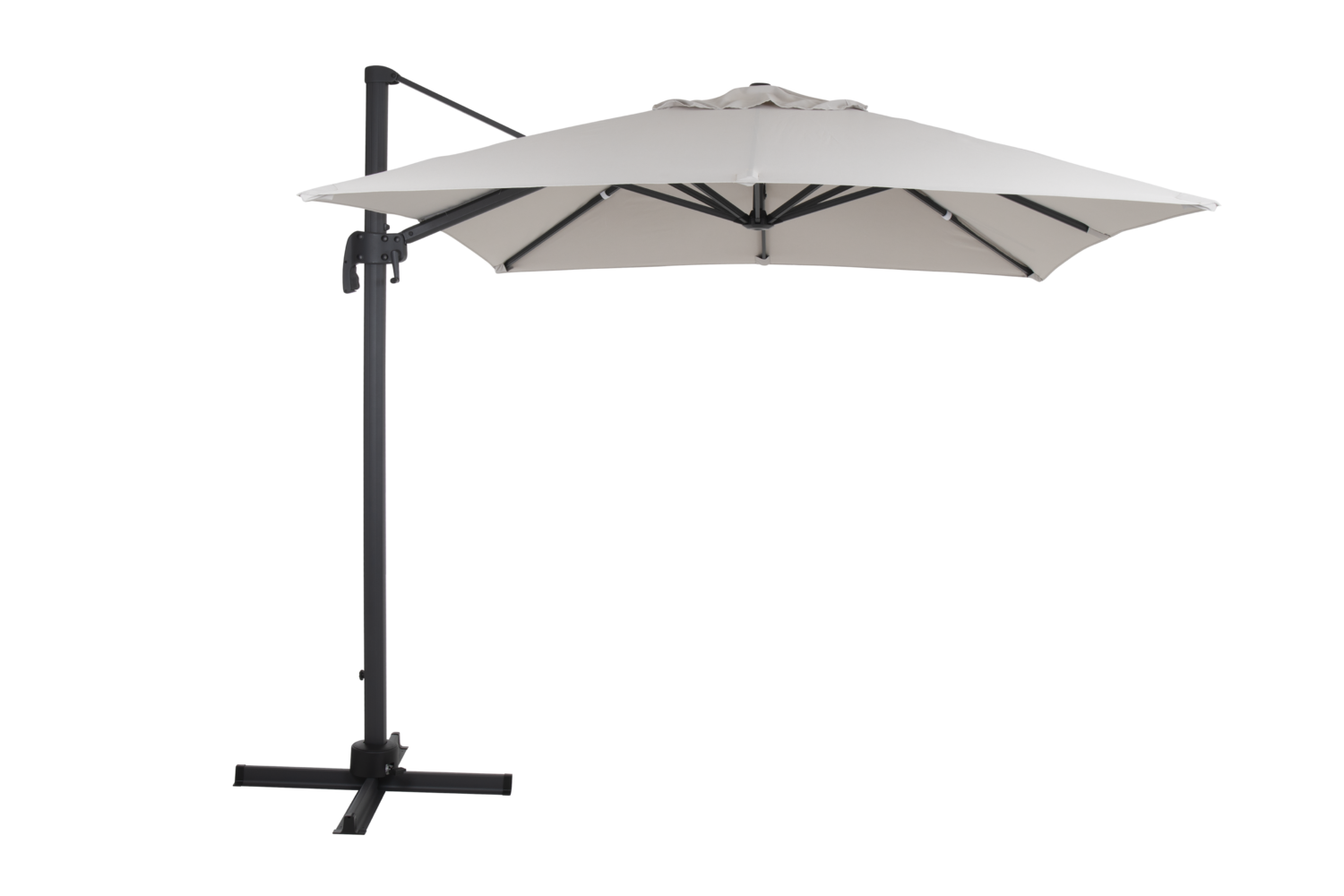 Linz parasol sans pied Anthracite/khaki