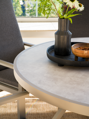 Samvaro table à manger Khaki/sable