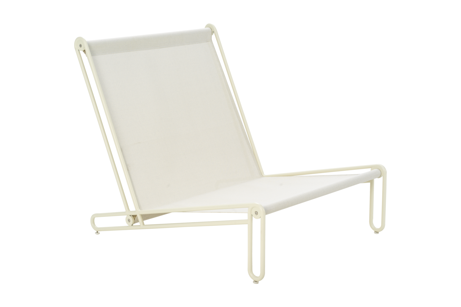 Blixt fauteuil lounge Pearl White/Teddy Orange