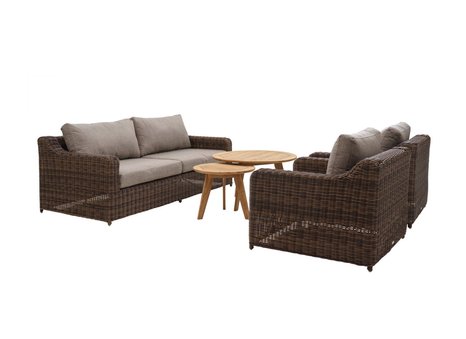 Glendon Canapé 2,5 places Dark Brown/Soft Moose