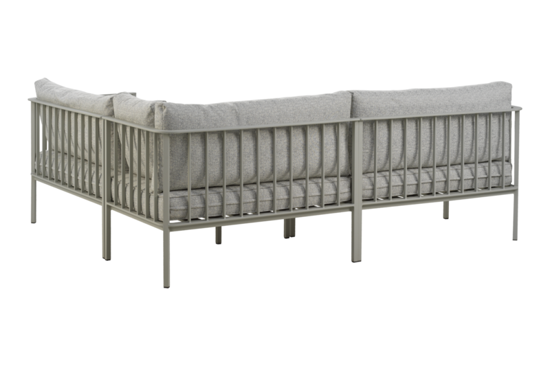 Upper salon de jardin Light Grey/Digi Grey