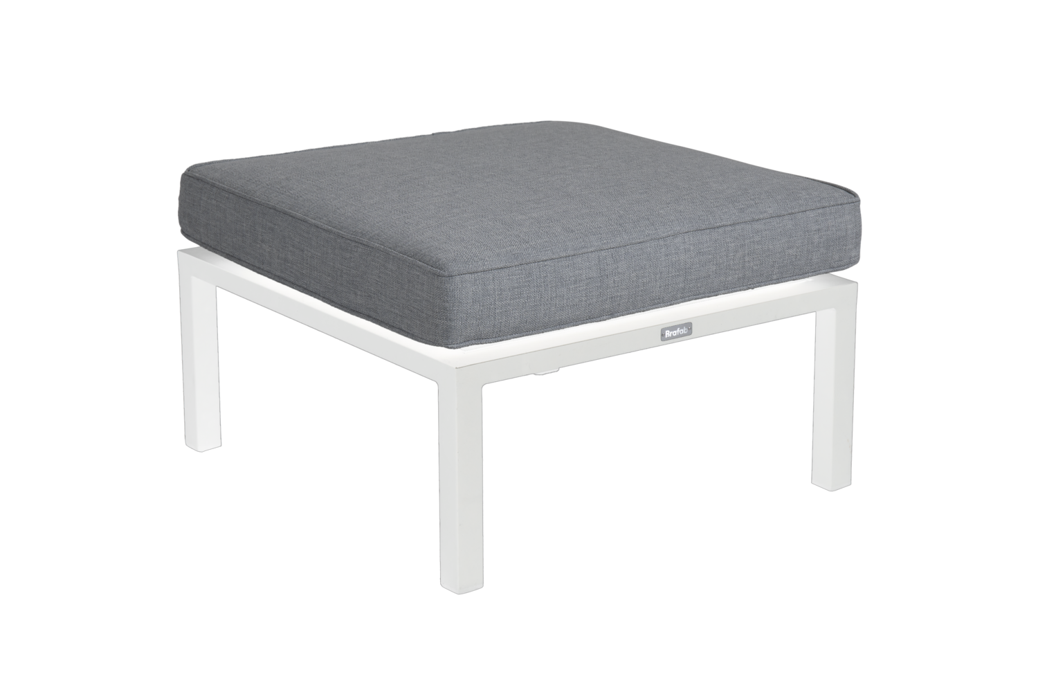 Belfort repose-pieds Blanc/Pearl grey